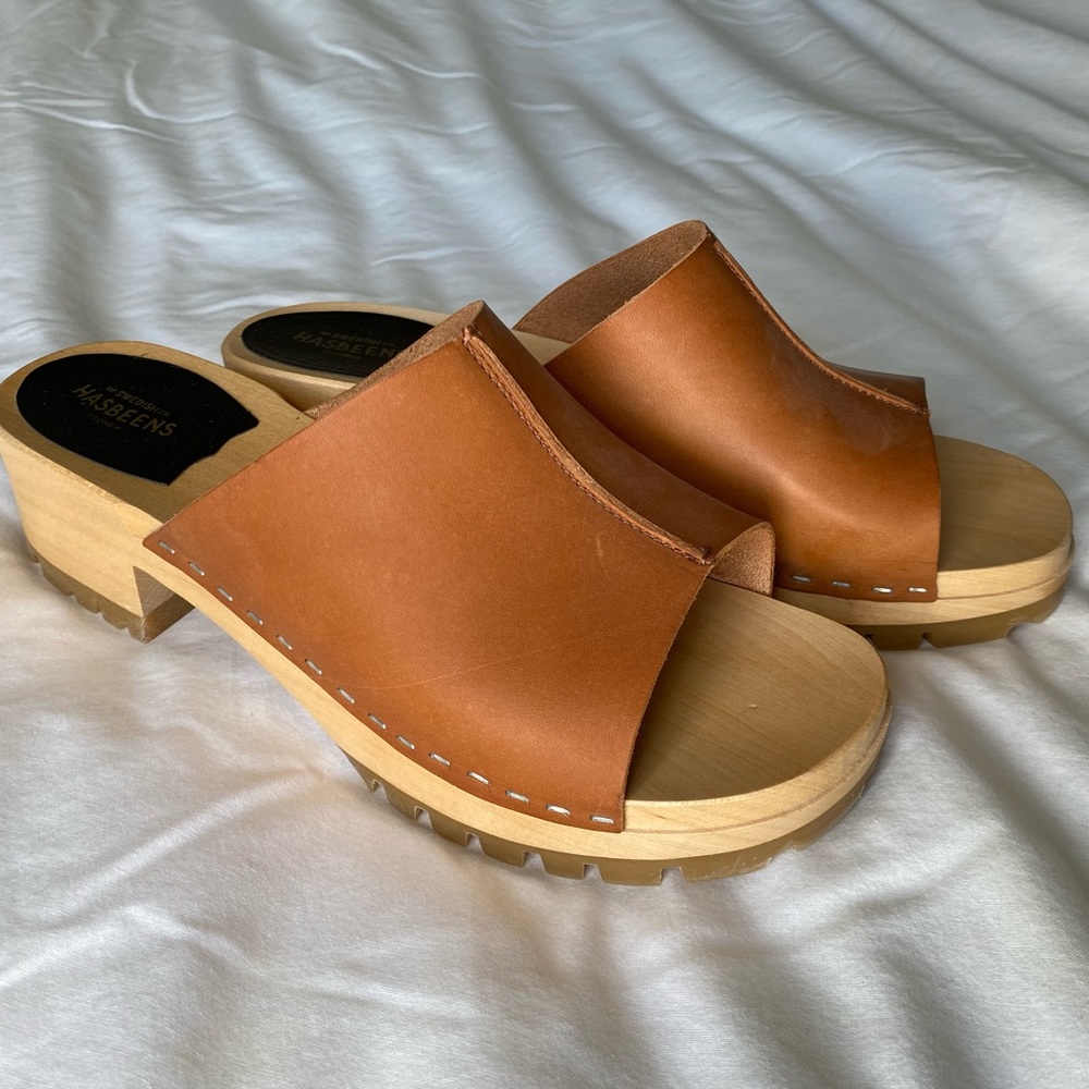 Swedish Hasbeens Ann Low Clog Sandal